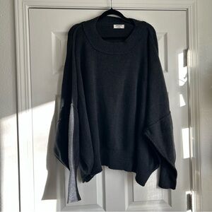 Zenana grey over sized slouchy pullover sweater size 3x